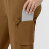 Force Cross-Flex Women’s Force Cross-Flex High Waisted Ankle Scrub Pant Carhartt Brown hemline detail