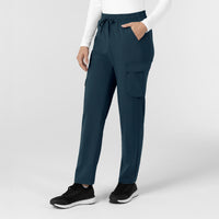 Force Cross-Flex Women’s Force Cross-Flex High Waisted Ankle Scrub Pant Navy side view
