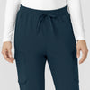 Force Cross-Flex Women’s Force Cross-Flex High Waisted Ankle Scrub Pant Navy front detail