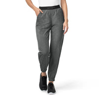 Force Liberty Women's Comfort Cargo Jogger Scrub Pant Charcoal Heather