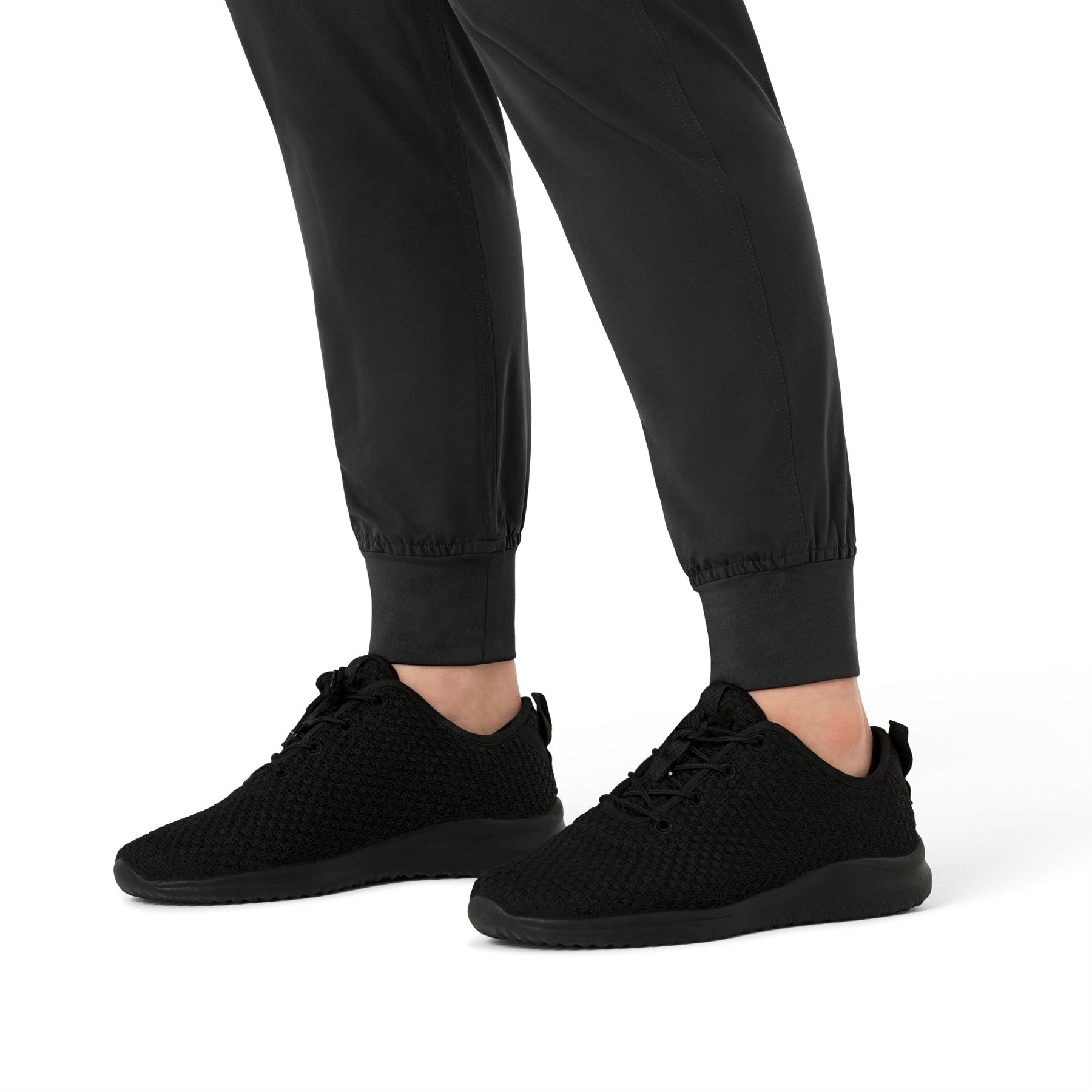 Force Essentials Women's Maternity Jogger Scrub Pant Black back detail