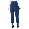Force Essentials Women's Maternity Jogger Scrub Pant Navy back view