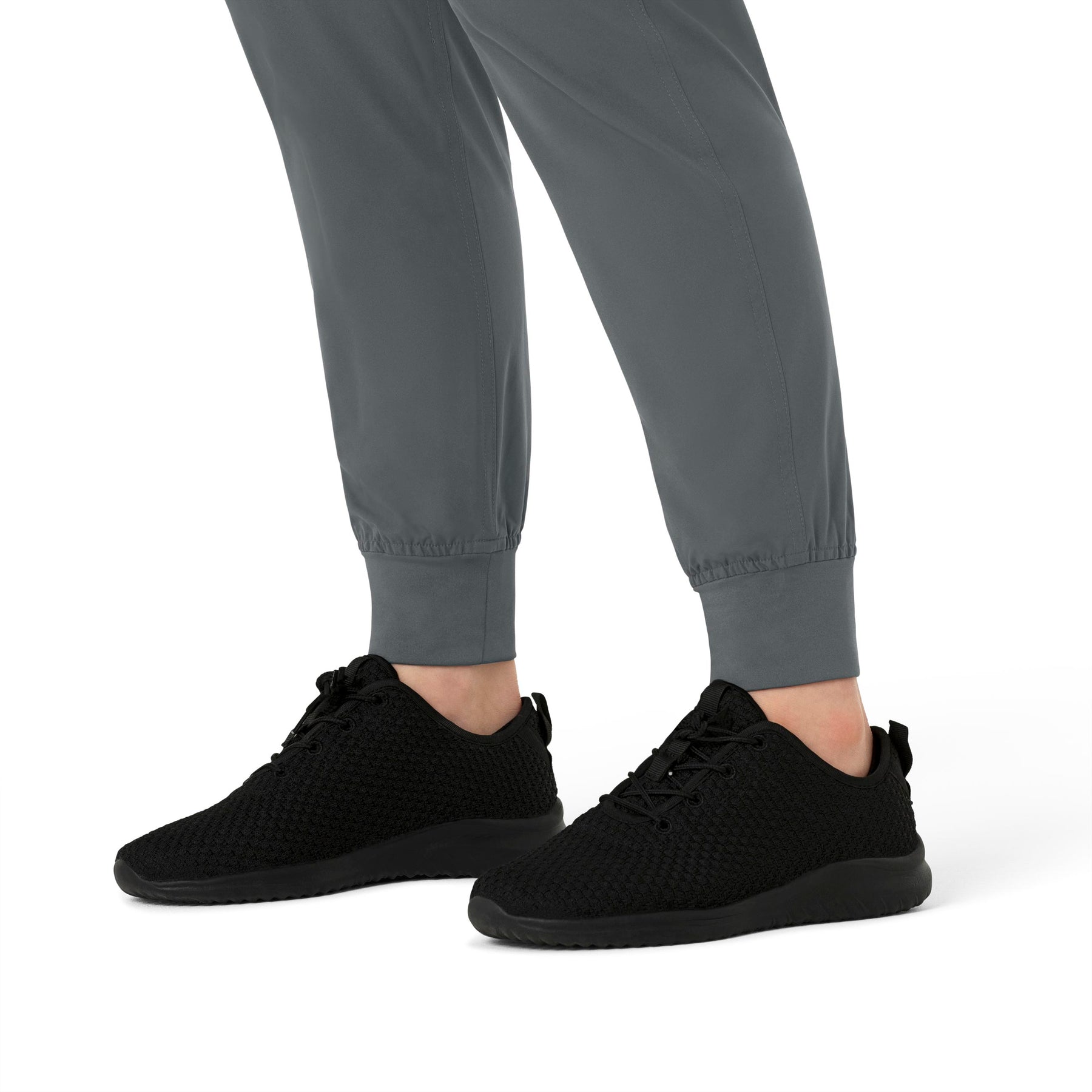 Force Essentials Women's Maternity Jogger Scrub Pant Pewter back detail