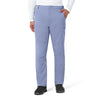 Rugged Flex Peak Men's Straight Leg Cargo Scrub Pant Ceil Blue