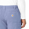 Rugged Flex Peak Men's Straight Leg Cargo Scrub Pant Ceil Blue side detail 1