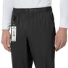 Force Liberty Men's Athletic Cargo Scrub Pant Black front detail