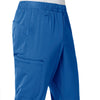 Force Liberty Men's Athletic Cargo Scrub Pant Royal side detail 2