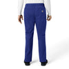 Force Essentials Men's Straight Leg Cargo Scrub Pant Galaxy Blue back view