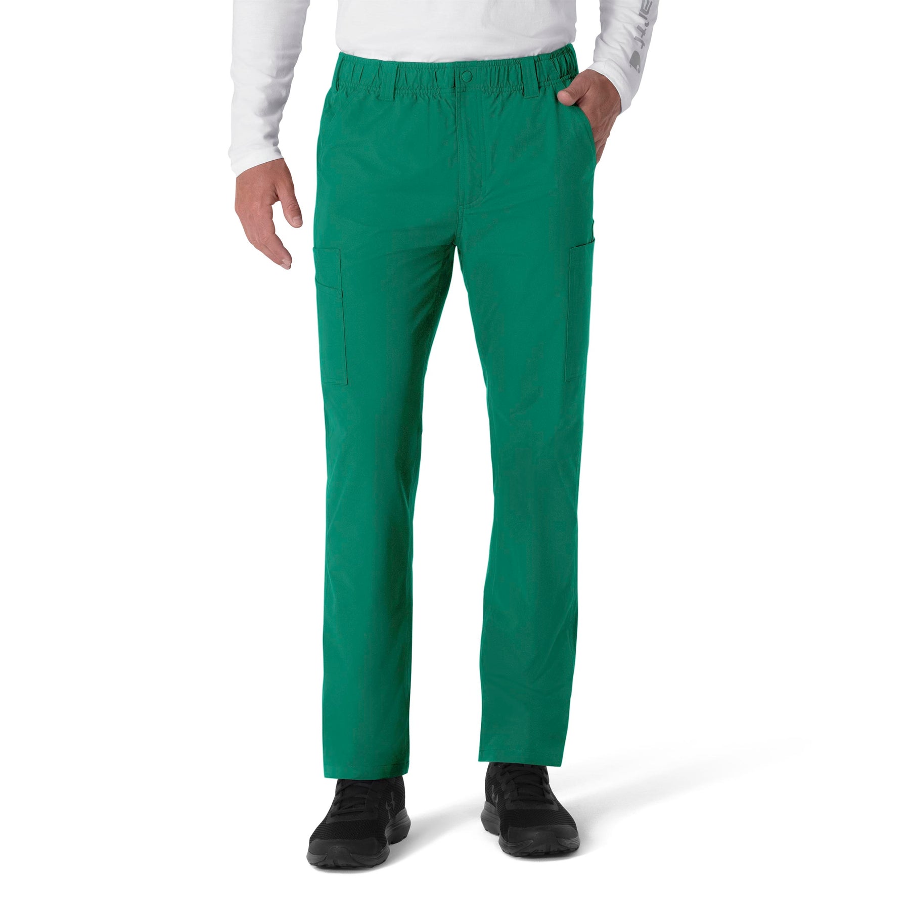 Force Essentials Men's Straight Leg Cargo Scrub Pant Hunter