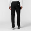 Force Cross-Flex Knit Men's Straight Leg Tapered Scrub Pant Black back view