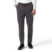 Force Cross-Flex Knit Men's Straight Leg Tapered Scrub Pant Pewter