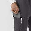 Force Cross-Flex Knit Men's Straight Leg Tapered Scrub Pant Pewter front detail