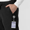 Rugged Flex FLD Men's Ripstop Straight Leg Cargo Scrub Pant Black side detail 2