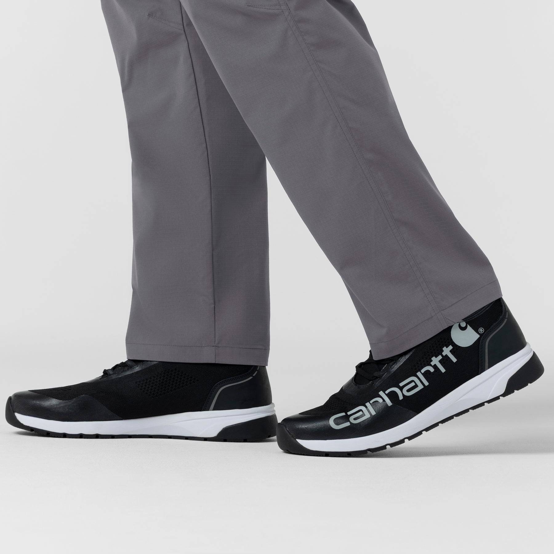 Rugged Flex FLD Men's Ripstop Straight Leg Cargo Scrub Pant Pewter front detail