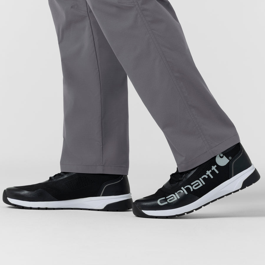 Rugged Flex FLD Men's Ripstop Straight Leg Cargo Scrub Pant Pewter front detail