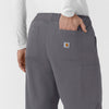 Rugged Flex FLD Men's Ripstop Straight Leg Cargo Scrub Pant Pewter back detail