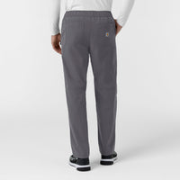 Rugged Flex FLD Men's Ripstop Straight Leg Cargo Scrub Pant Pewter back view