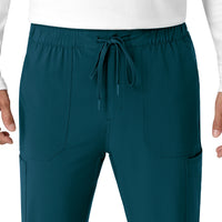 Force Cross-Flex Men's Jogger Scrub Pant Caribbean front detail
