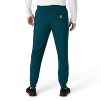 Force Cross-Flex Men's Jogger Scrub Pant Caribbean back view
