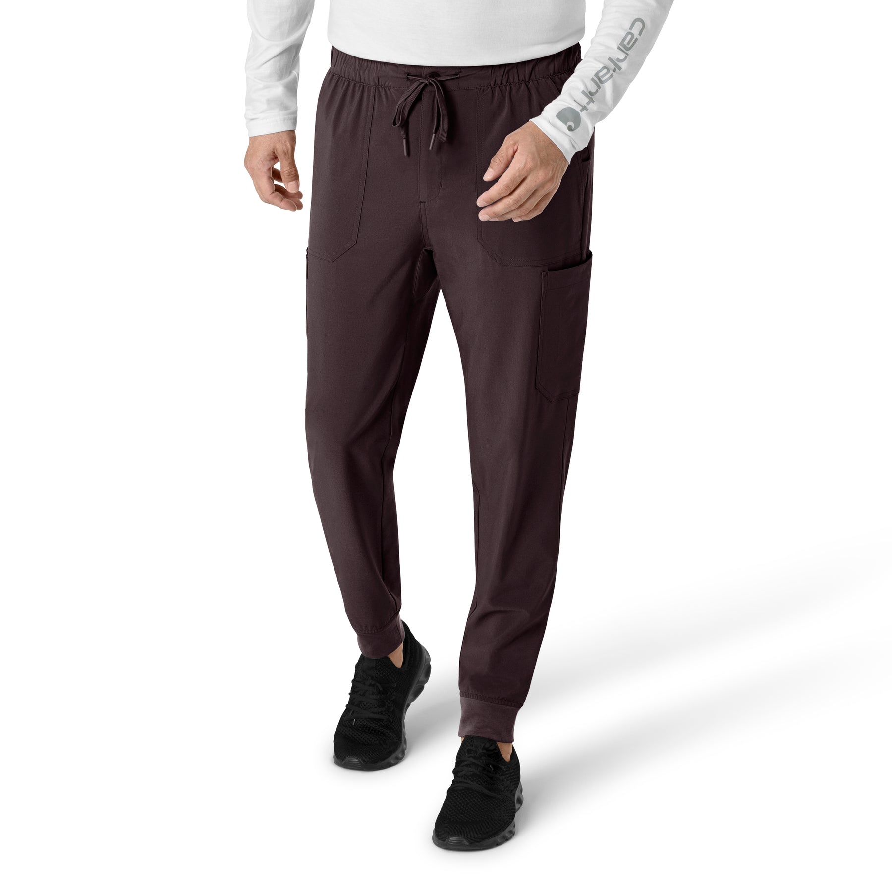 Carhartt Force Cross-Flex Men's Jogger Scrub Pant - Dark Sepia