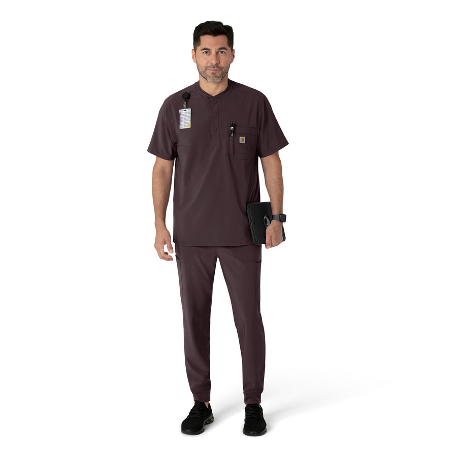 Carhartt Force Cross-Flex Men's Jogger Scrub Pant - Dark Sepia