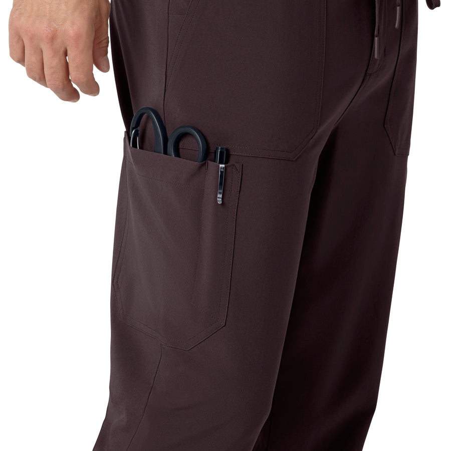Carhartt Force Cross-Flex Men's Jogger Scrub Pant - Dark Sepia