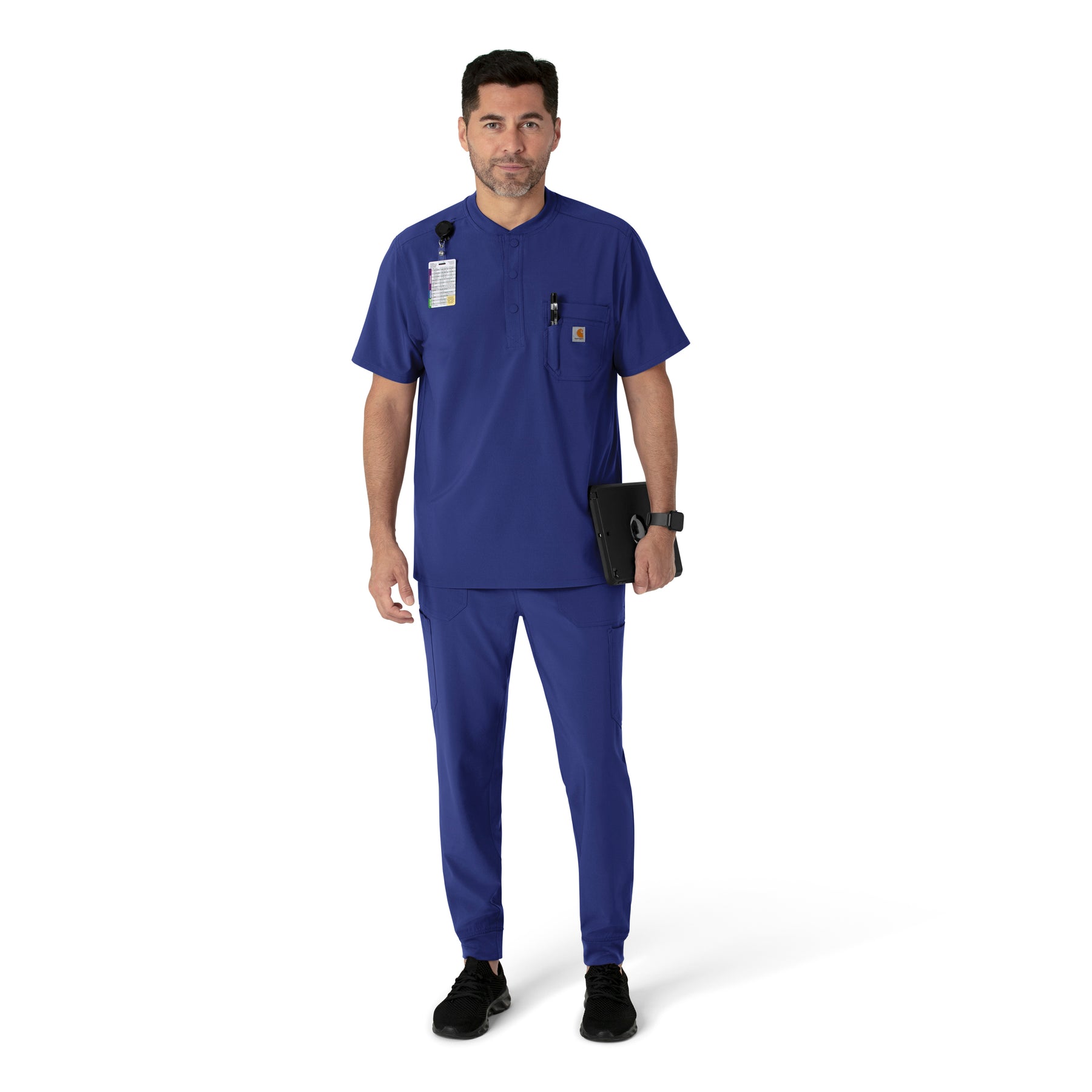 Force Cross-Flex Men's Jogger Scrub Pant Galaxy Blue full scrub set