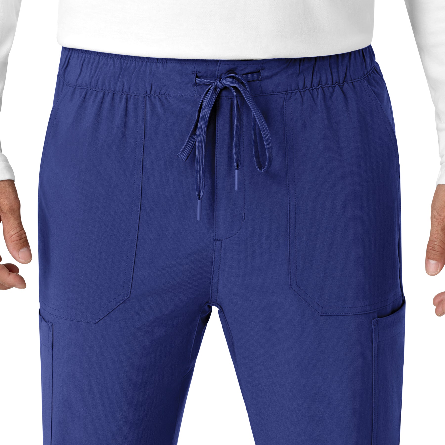 Force Cross-Flex Men's Jogger Scrub Pant Galaxy Blue front detail