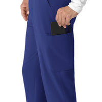 Force Cross-Flex Men's Jogger Scrub Pant Galaxy Blue hemline detail
