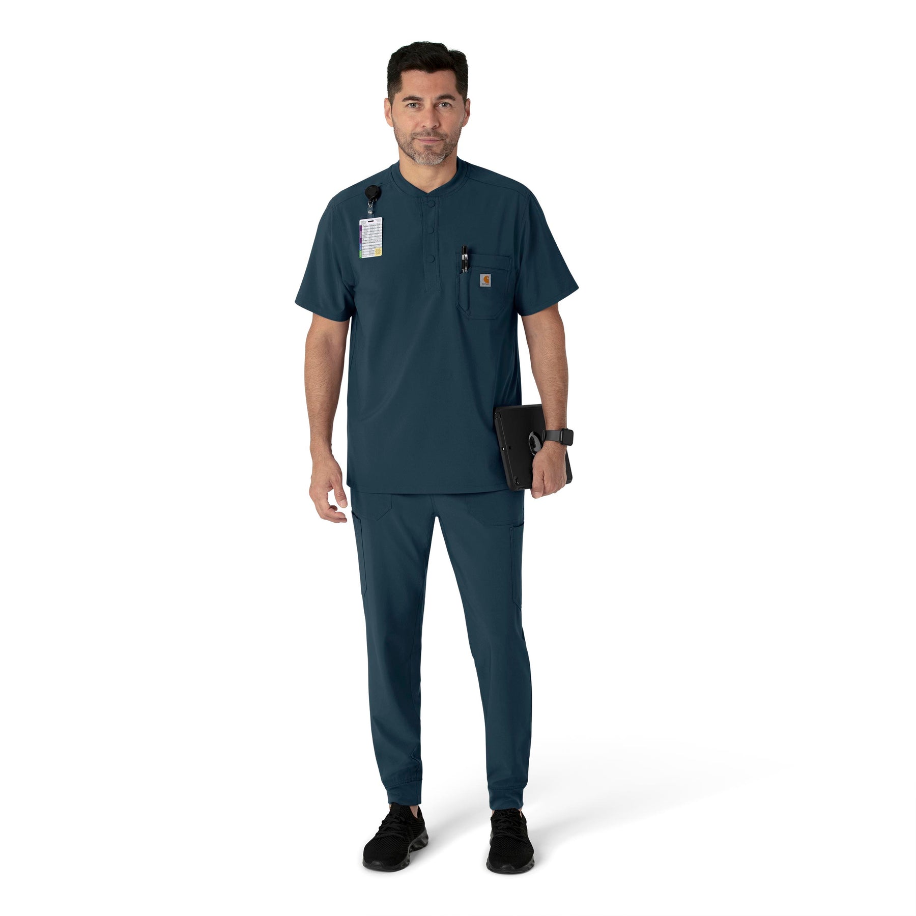 Force Cross-Flex Men's Jogger Scrub Pant Navy full scrub set