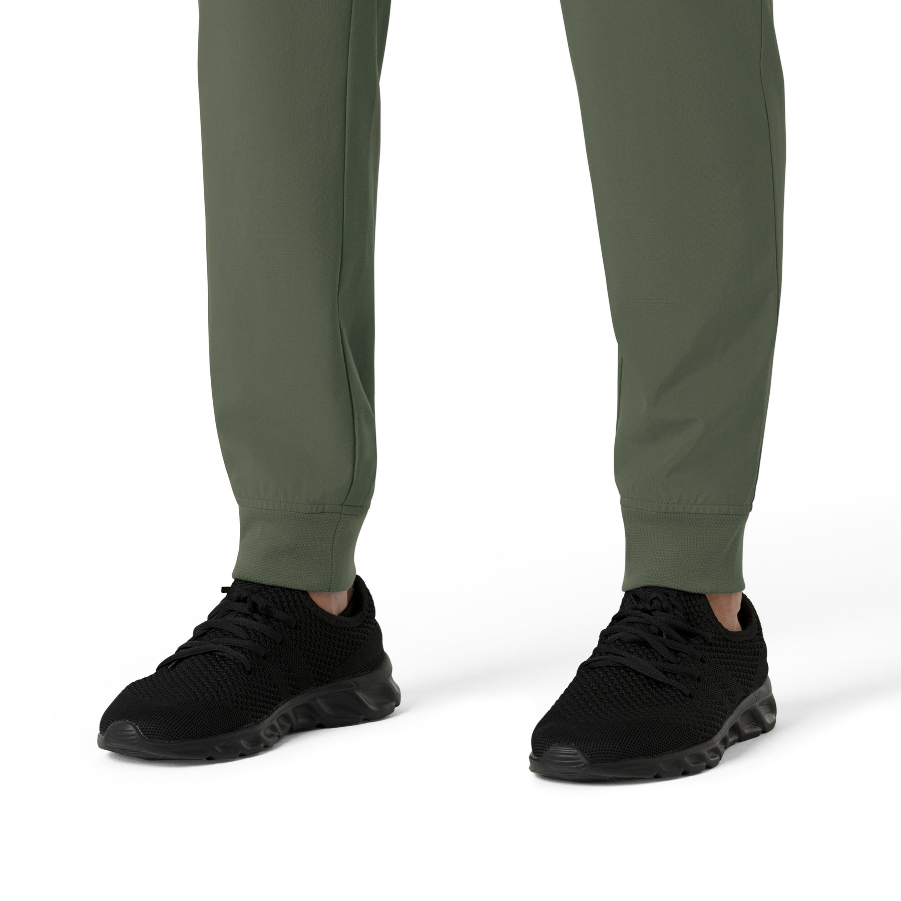 Force Cross-Flex Men's Jogger Scrub Pant Olive back detail