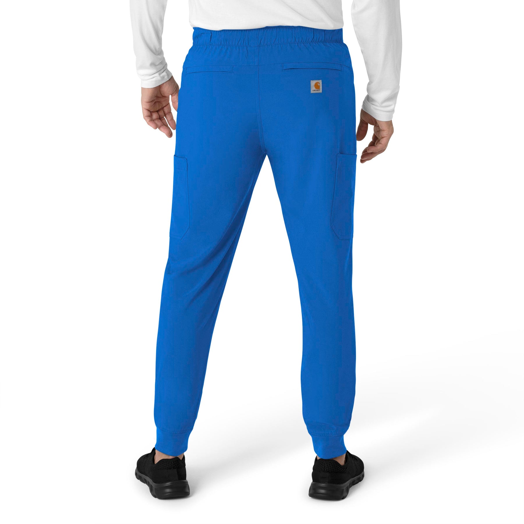 Force Cross-Flex Men's Jogger Scrub Pant Royal back view