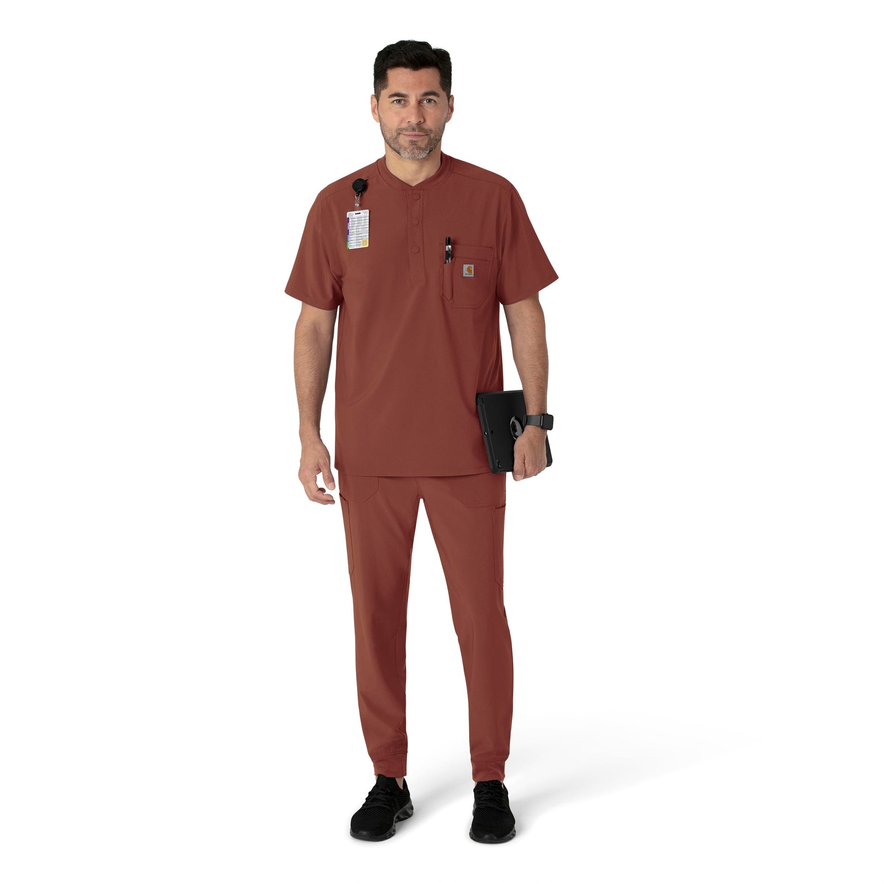 Force Cross-Flex Men's Jogger Scrub Pant Sable full scrub set