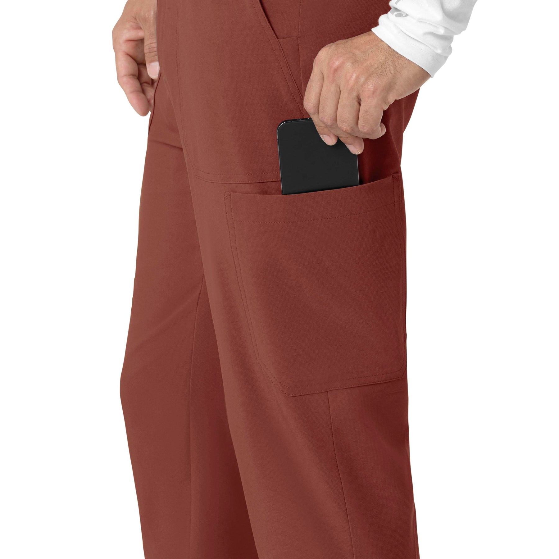 Force Cross-Flex Men's Jogger Scrub Pant Sable hemline detail