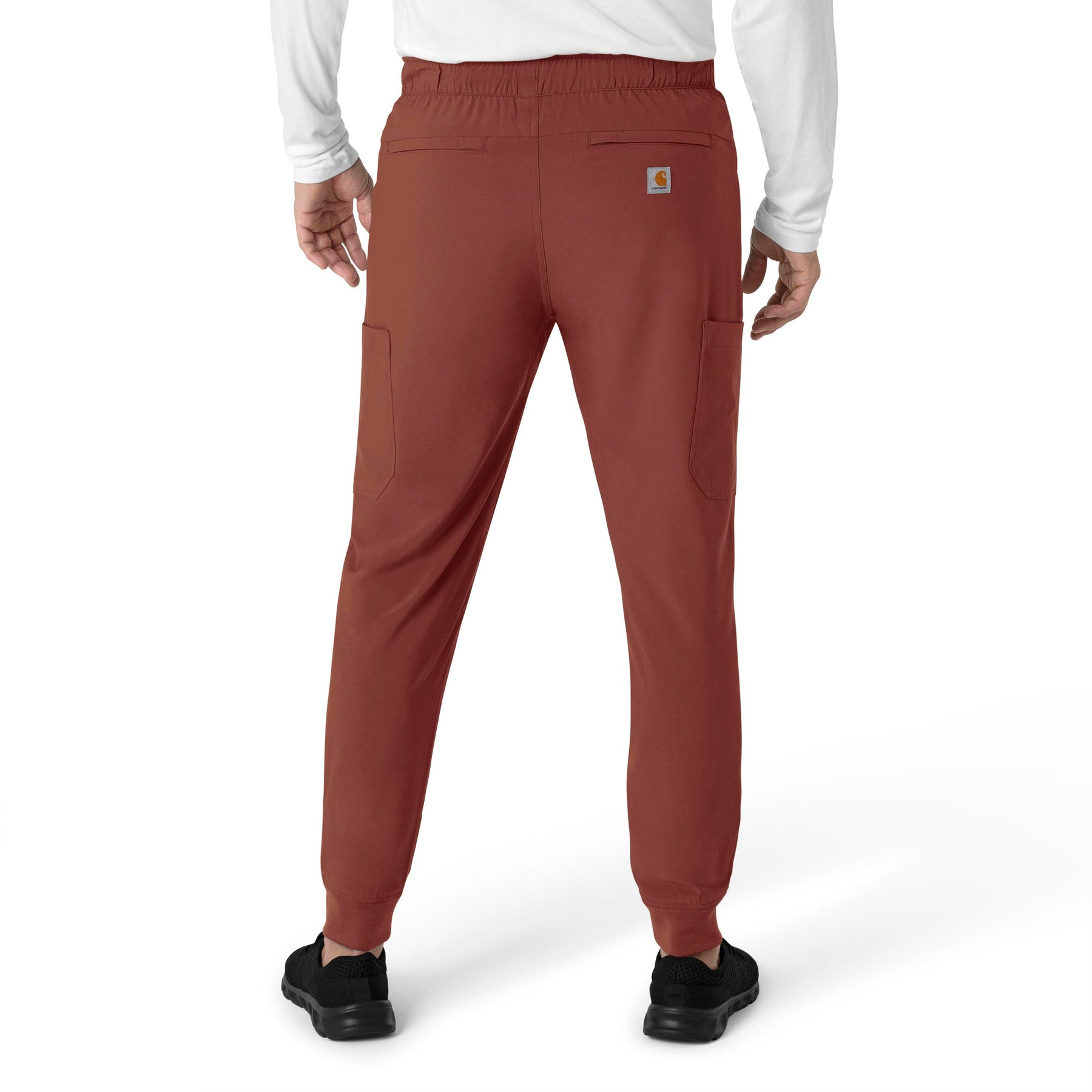 Force Cross-Flex Men's Jogger Scrub Pant Sable back view