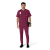 Force Cross-Flex Men's Jogger Scrub Pant Wine full scrub set