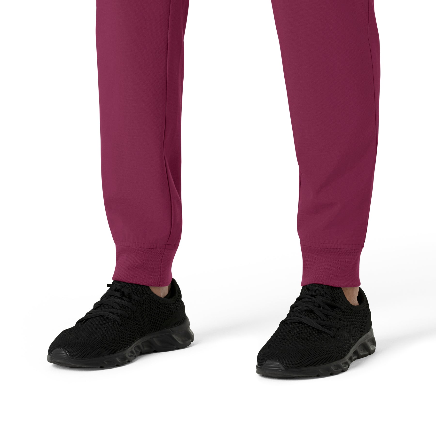 Force Cross-Flex Men's Jogger Scrub Pant Wine back detail