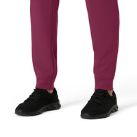 Force Cross-Flex Men's Jogger Scrub Pant Wine back detail