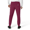 Force Cross-Flex Men's Jogger Scrub Pant Wine back view