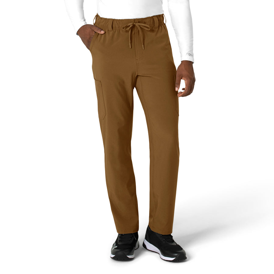 Force Cross-Flex Men's Straight Leg Scrub Pant Carhartt Brown