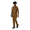 Force Cross-Flex Men's Straight Leg Scrub Pant Carhartt Brown full scrub set