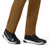 Force Cross-Flex Men's Straight Leg Scrub Pant Carhartt Brown front detail