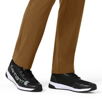 Force Cross-Flex Men's Straight Leg Scrub Pant Carhartt Brown front detail