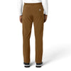 Force Cross-Flex Men's Straight Leg Scrub Pant Carhartt Brown back view