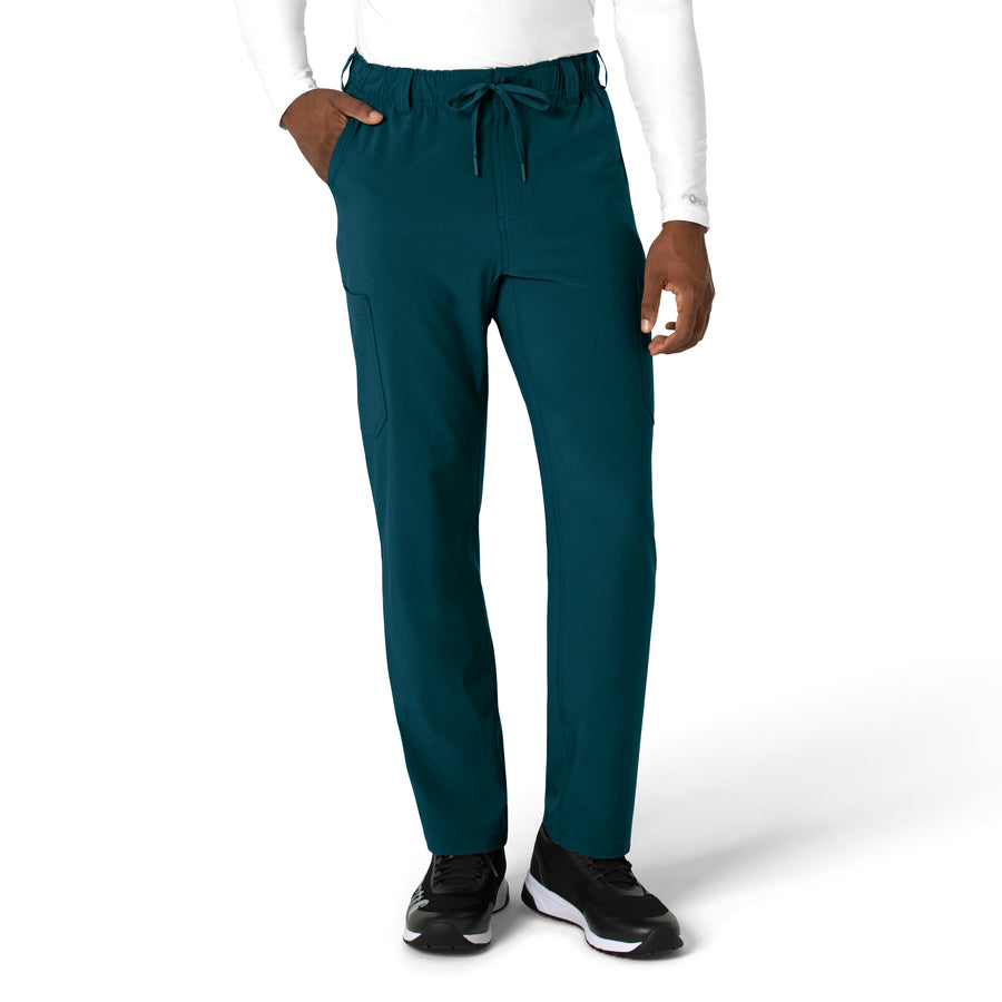 Force Cross-Flex Men's Straight Leg Scrub Pant Caribbean