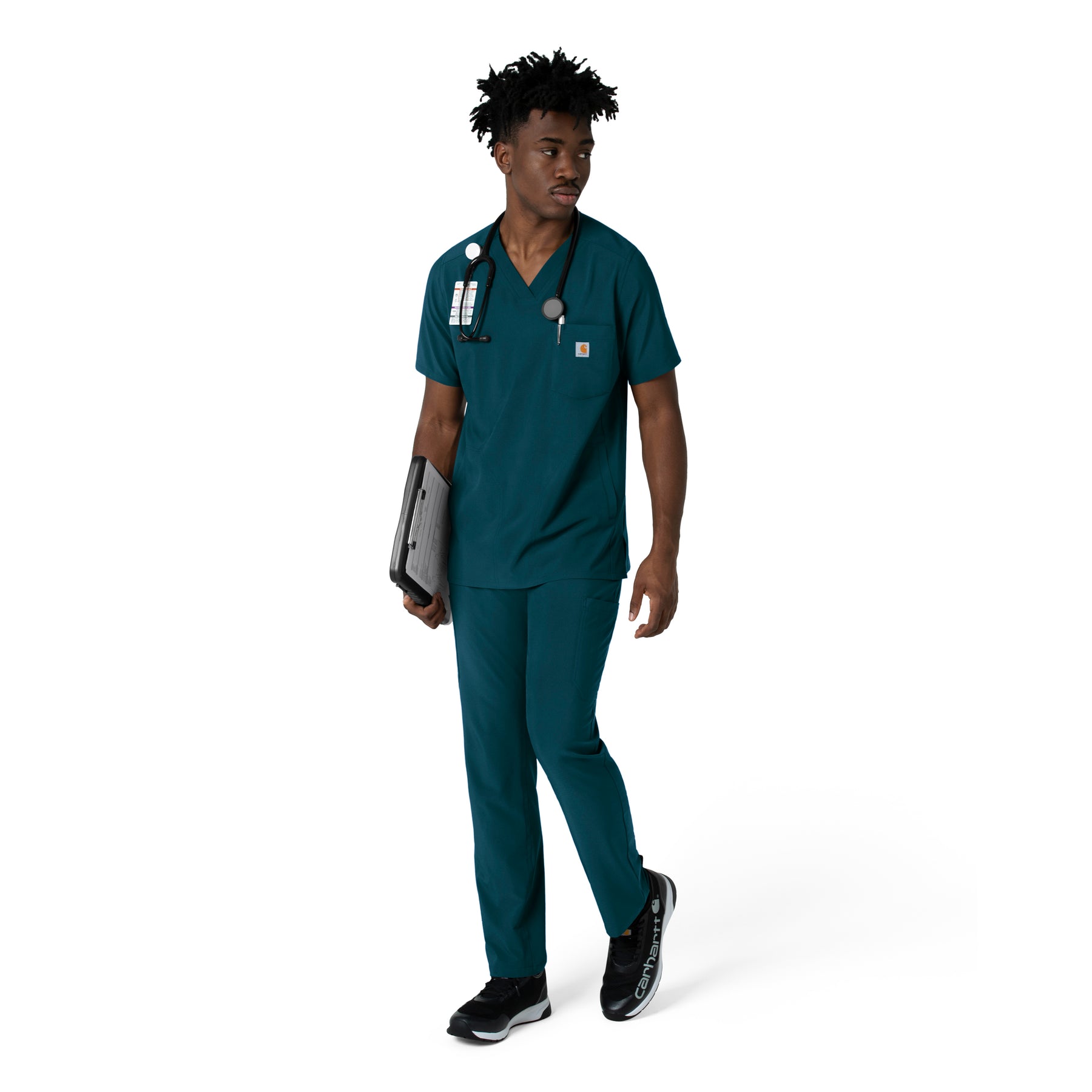 Force Cross-Flex Men's Straight Leg Scrub Pant Caribbean full scrub set