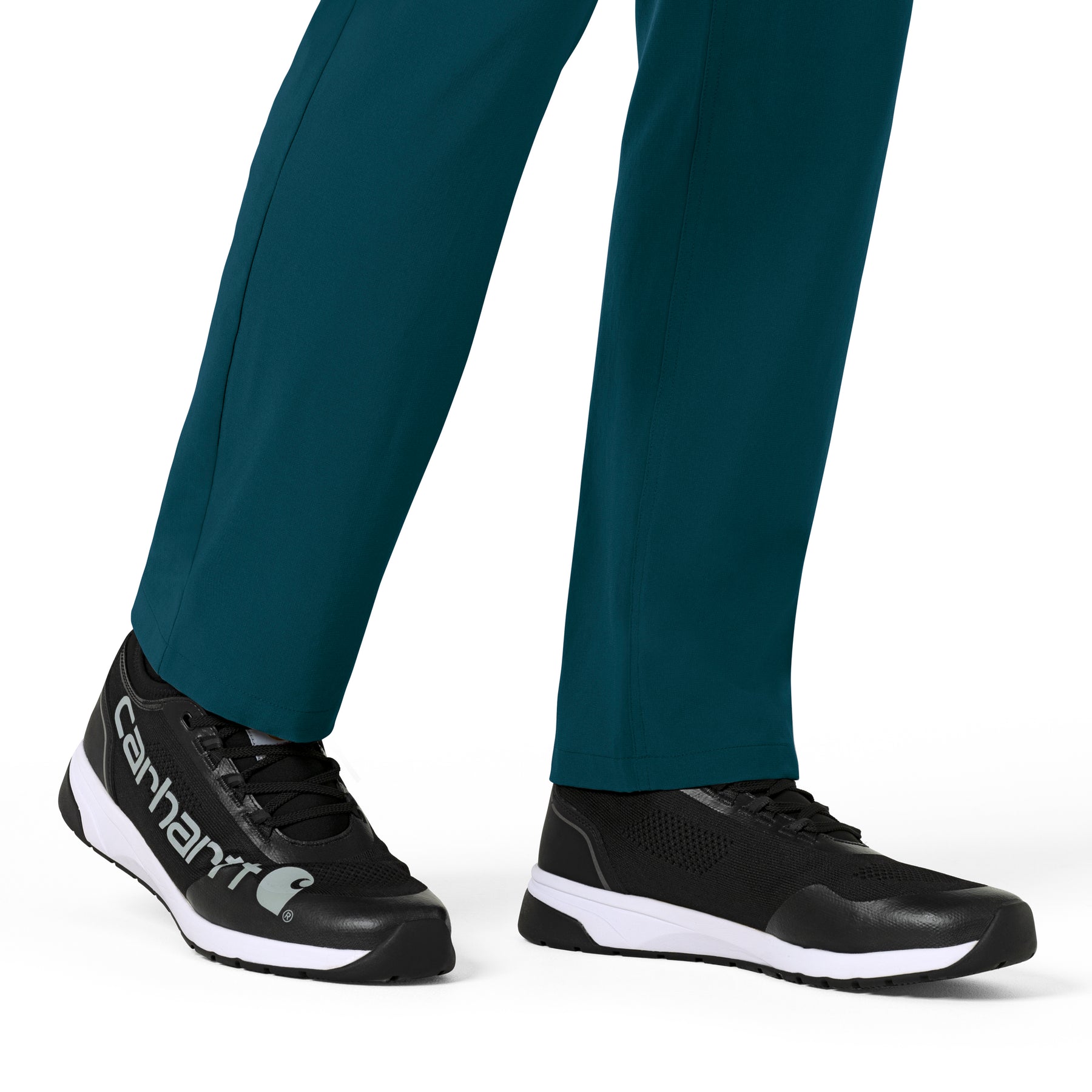 Force Cross-Flex Men's Straight Leg Scrub Pant Caribbean front detail