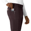 Carhartt Force Cross-Flex Men's Straight Leg Scrub Pant - Dark Sepia side seam pocket