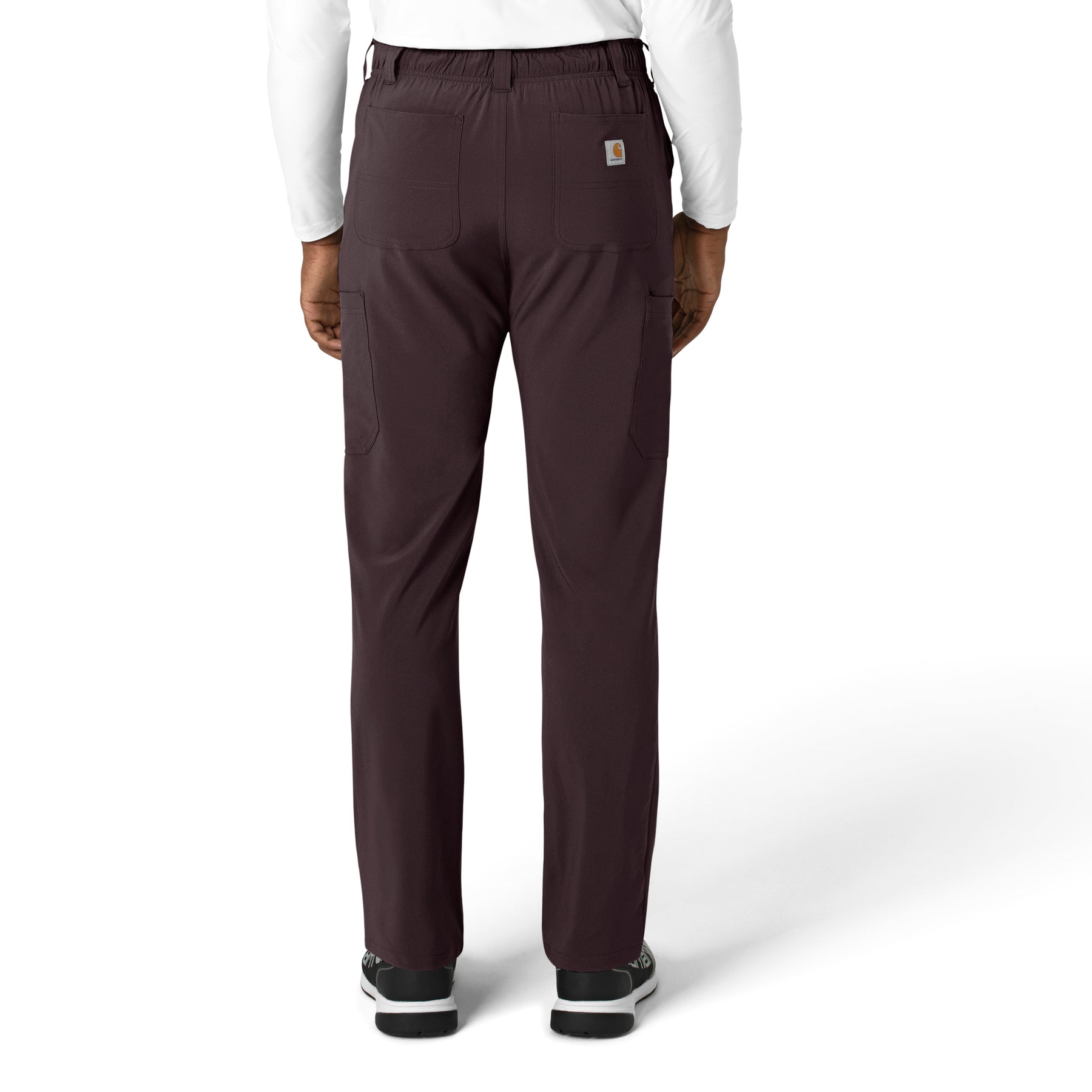 Carhartt Force Cross-Flex Men's Straight Leg Scrub Pant - Dark Sepia back
