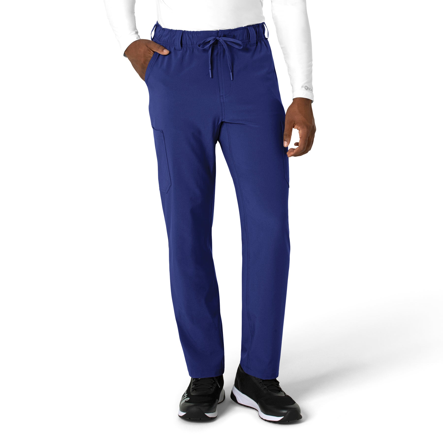 Force Cross-Flex Men's Straight Leg Scrub Pant Galaxy Blue